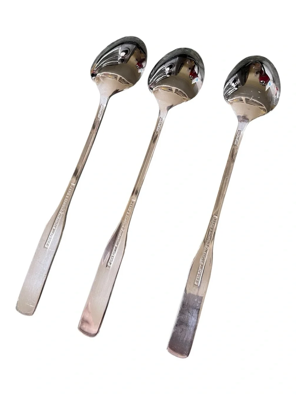 Reed&Barton ice tea spoons, set of 3, Heritage Fiddler ll